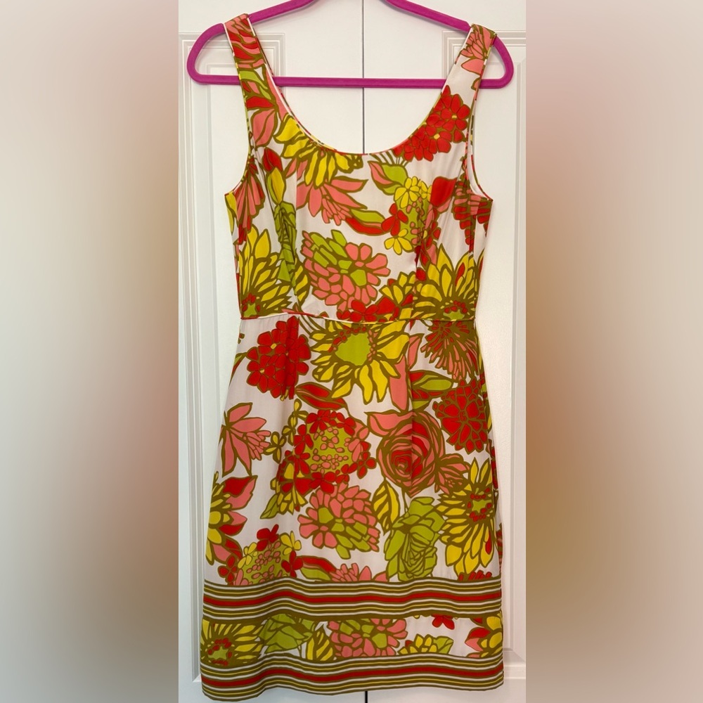 Trina Turk Retro-style Silk Sundress